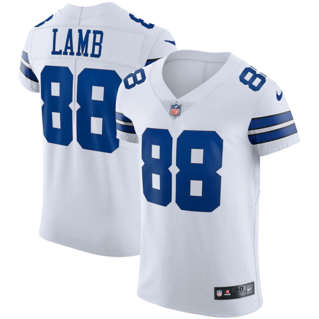 mens nike ceedee lamb white dallas cowboys vapor elite jersey